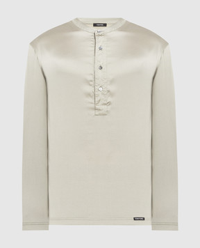 Tom Ford Green silk pajama shirt T4H161010