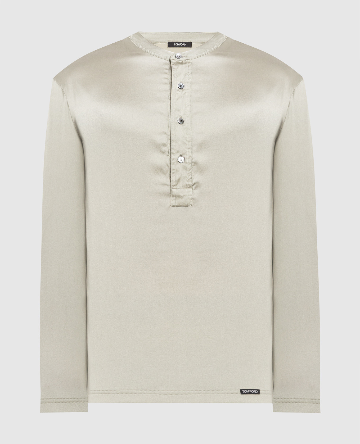 

Green silk pajama shirt Tom Ford