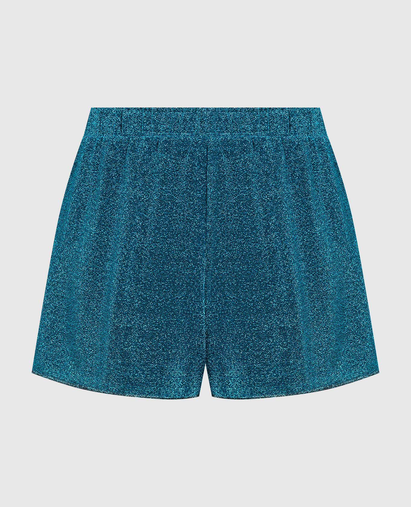 

Dark turquoise shorts HS22 Lumiere with lurex Oseree, Green