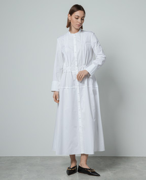 Jil Sander White midi shirt dress J04CT0002J45002