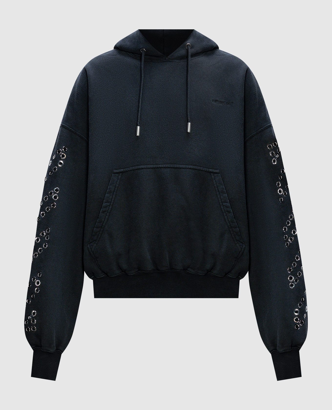 

Gray logo eyelet hoodie Off-White, Grey