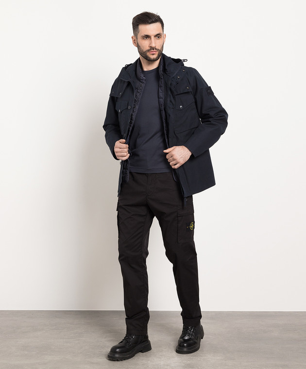 Stone Island - Blue O-Ventile Stone Island Ghost Piece Stone Island - Blue O-Ventile Stone Island Ghost Piece