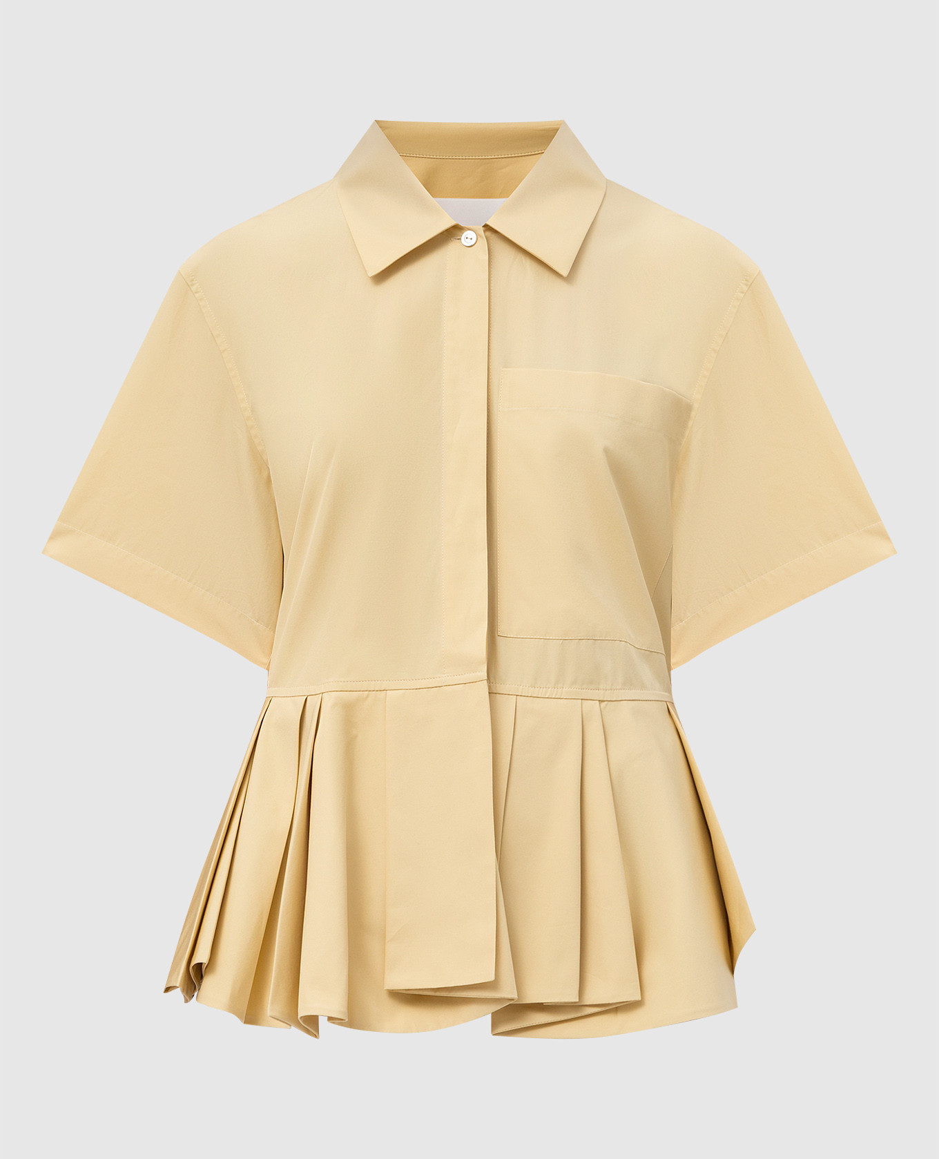 

Yellow blouse with tucks Jil Sander