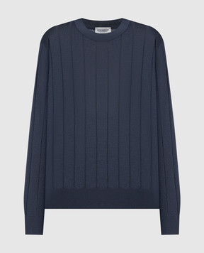 John Smedley Merle blue wool jumper MERLE