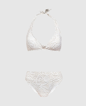 Vilebrequin Beige panties from the Lake swimsuit in a print LAKU3H69