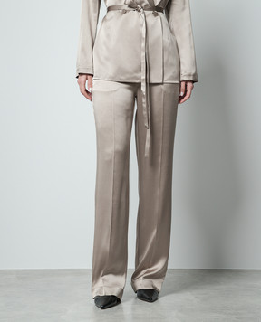 JOSEPH Beige silk pants JF008186