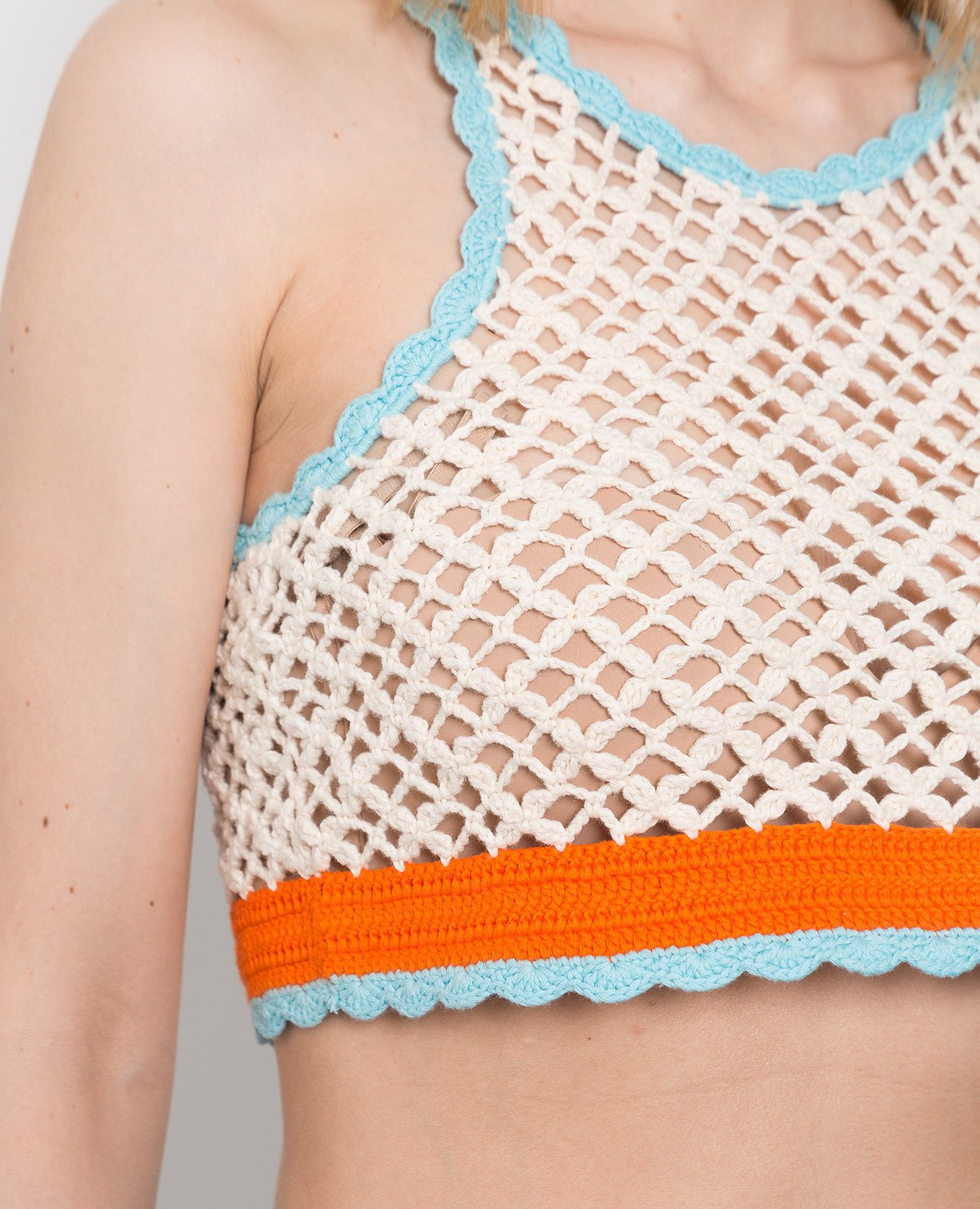 

Milk knitted top Stresa Max Mara Sportmax, Beige