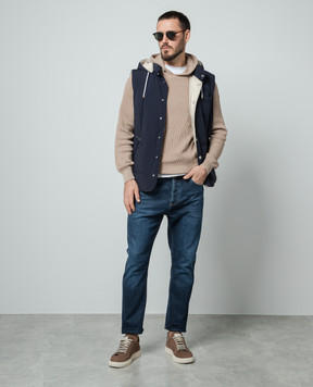Brunello Cucinelli Blue jeans with a distressed effect M283PX1290