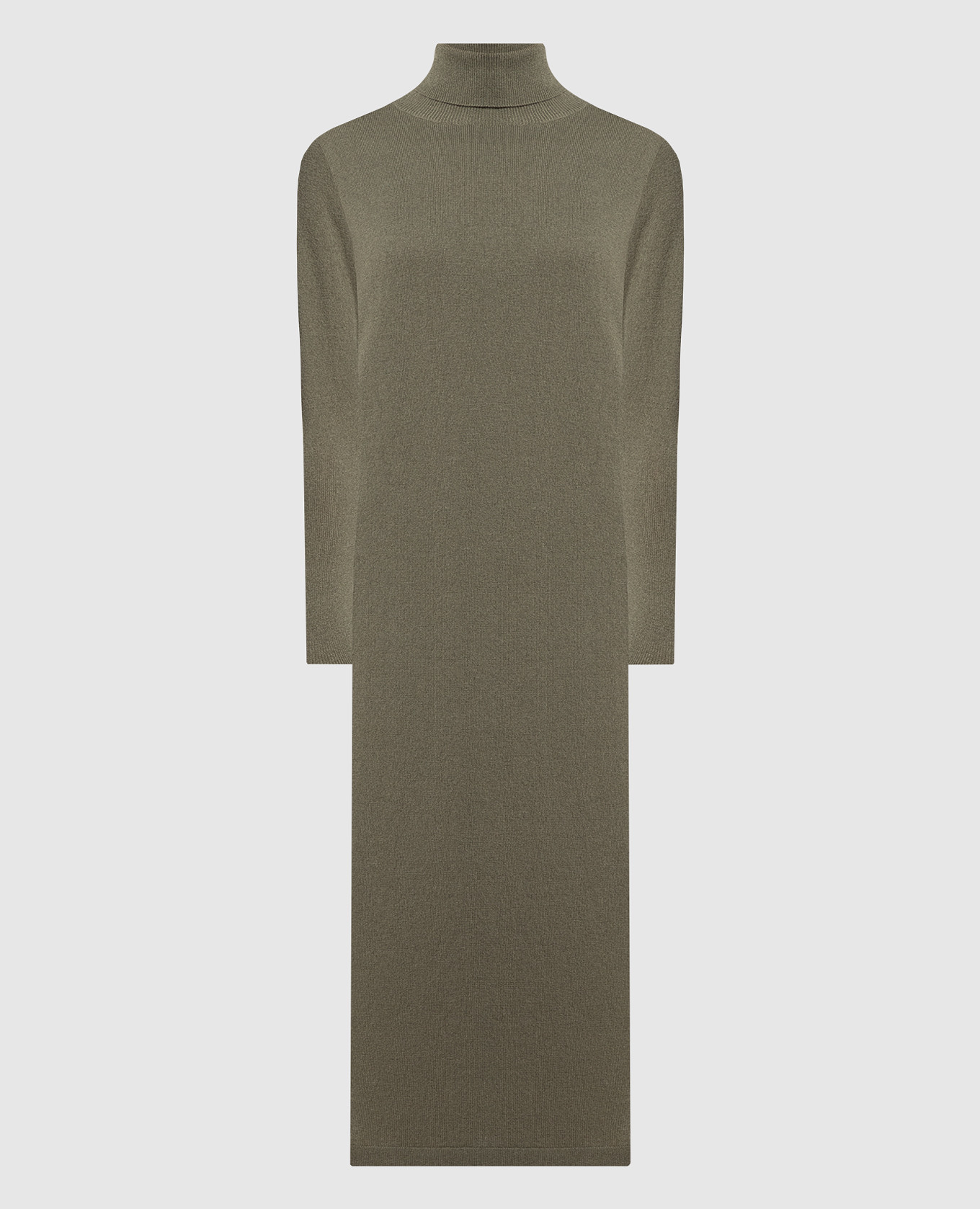 

Green wool and cashmere dress Allude