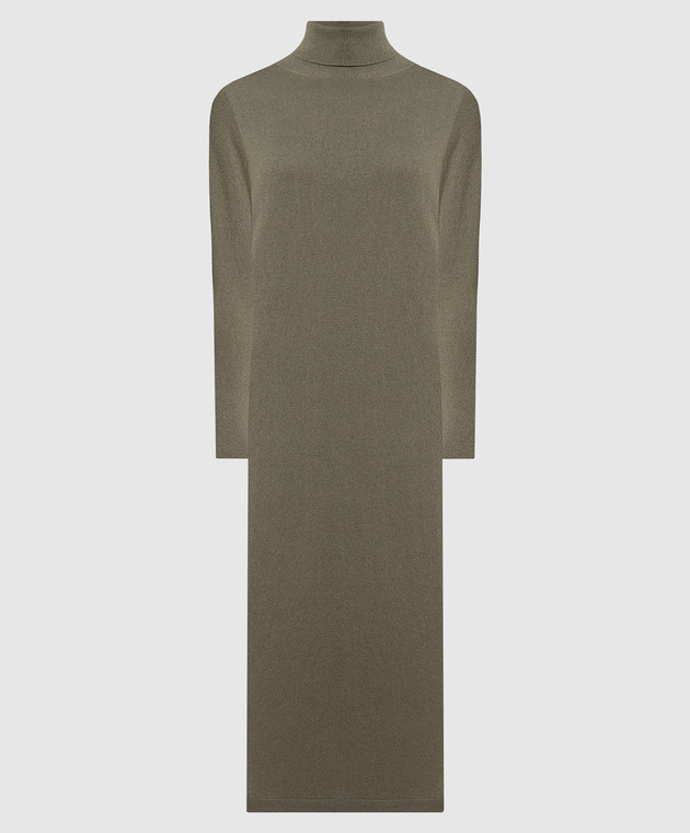 Allude - Green wool and cashmere dress 23517661 - shop with Ireland delivery at Symbol Allude - Green wool and cashmere dress 23517661 - shop with Ireland delivery at Symbol