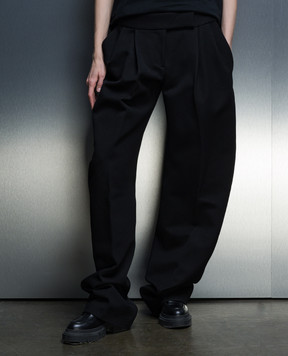 The Attico Black pants 246WCP177W049
