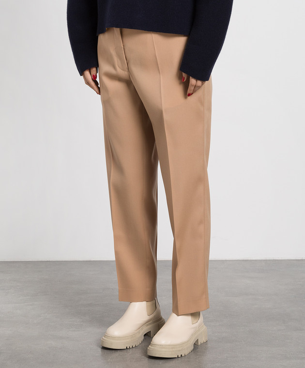 ボトムスその他 Jil Sander Brown wool trousers Jil Sander Brown Wool Trousers (Jil Sander/パンツ) BROWN