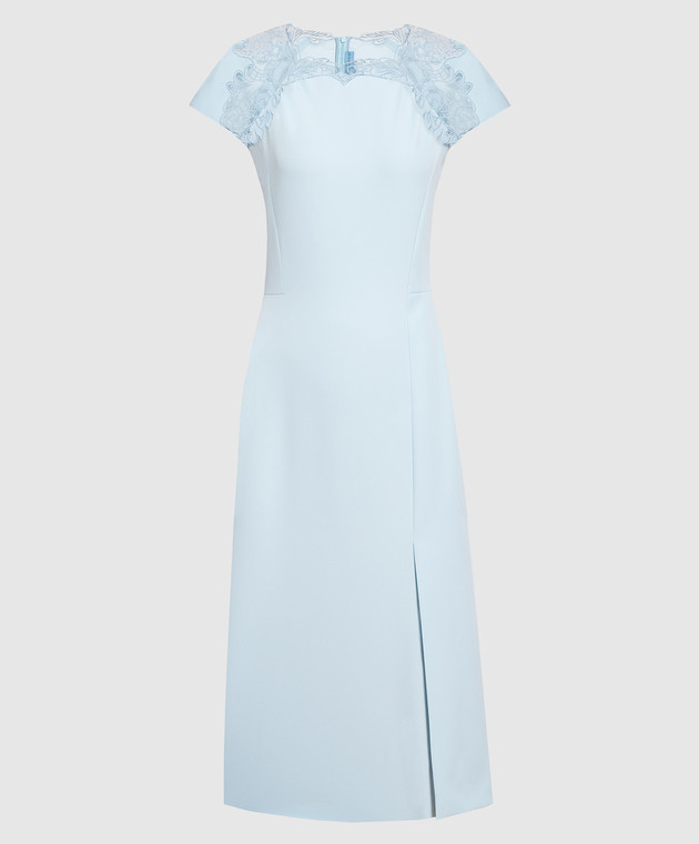 ermanno scervino blue dress Fancy Light Blue A Line Off The Shoulder Long Prom Dress, Evening Dres –  cathyprom main image 1