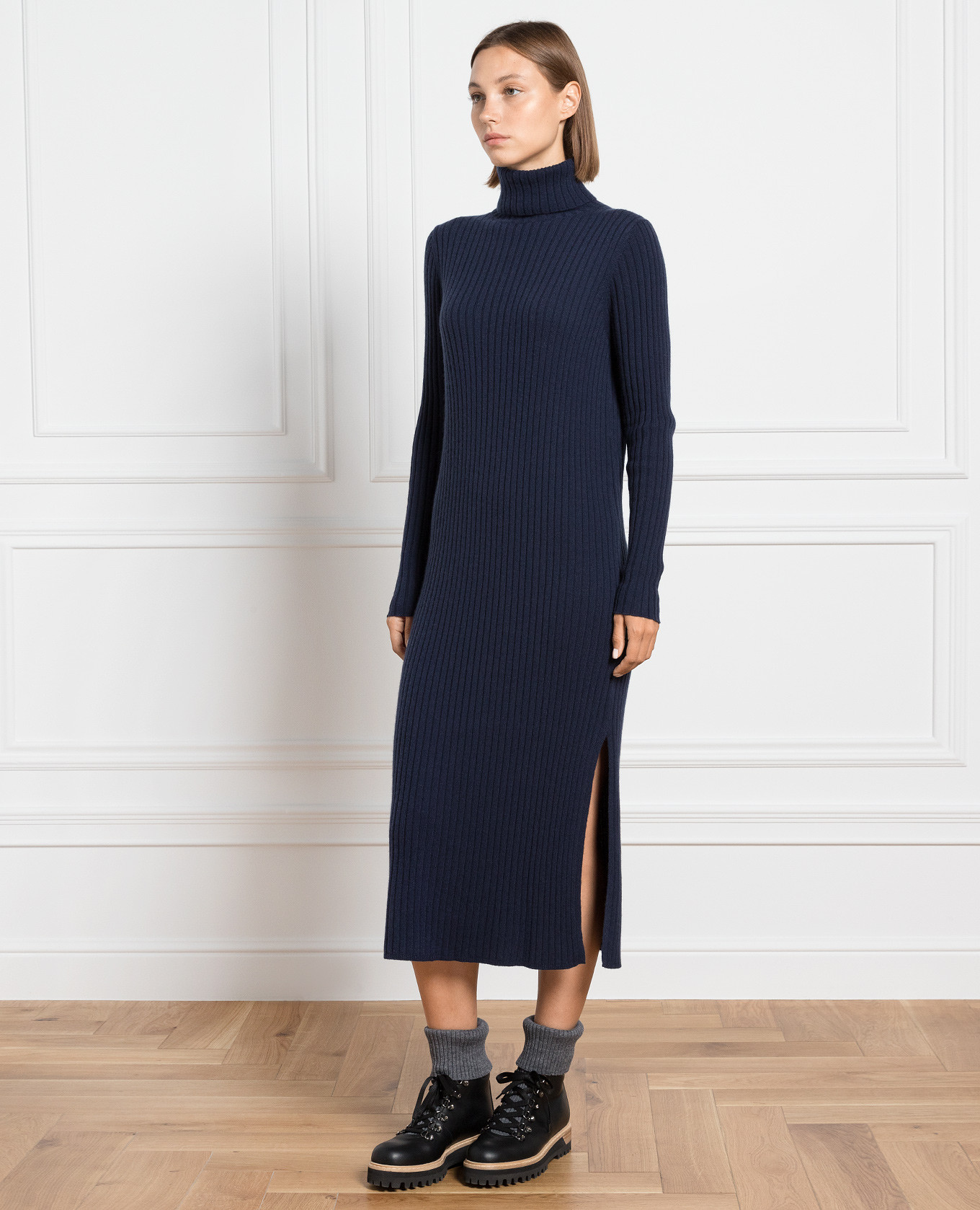 

Blue cashmere dress Allude