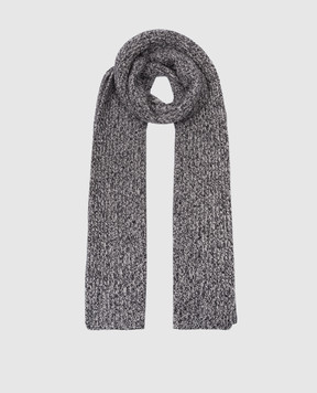 JOSEPH Black melange cashmere scarf JF008218