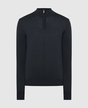 Cashmere&Whiskey Black woolen jumper 77397