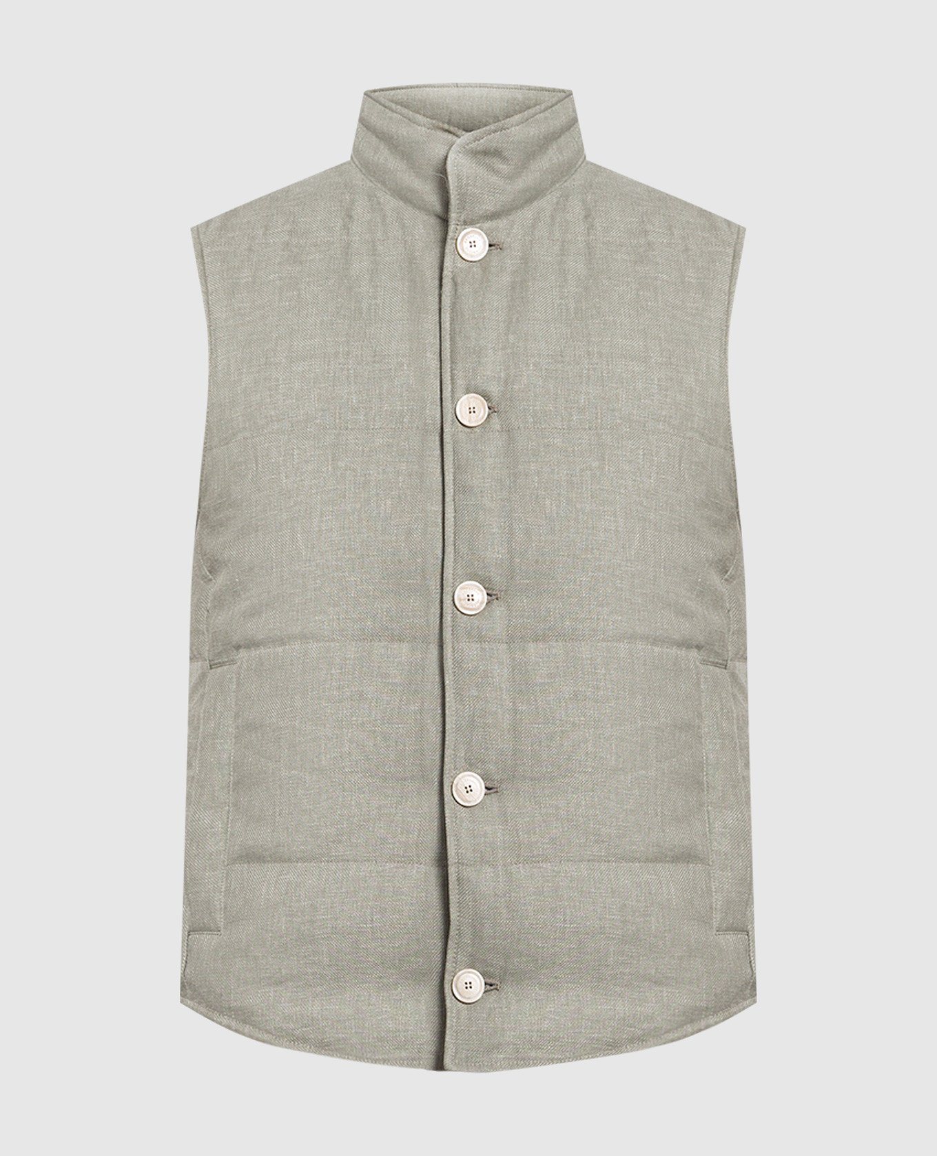 Brunello Cucinelli - Green down vest MD4951852 - buy with Greece delivery  at Symbol