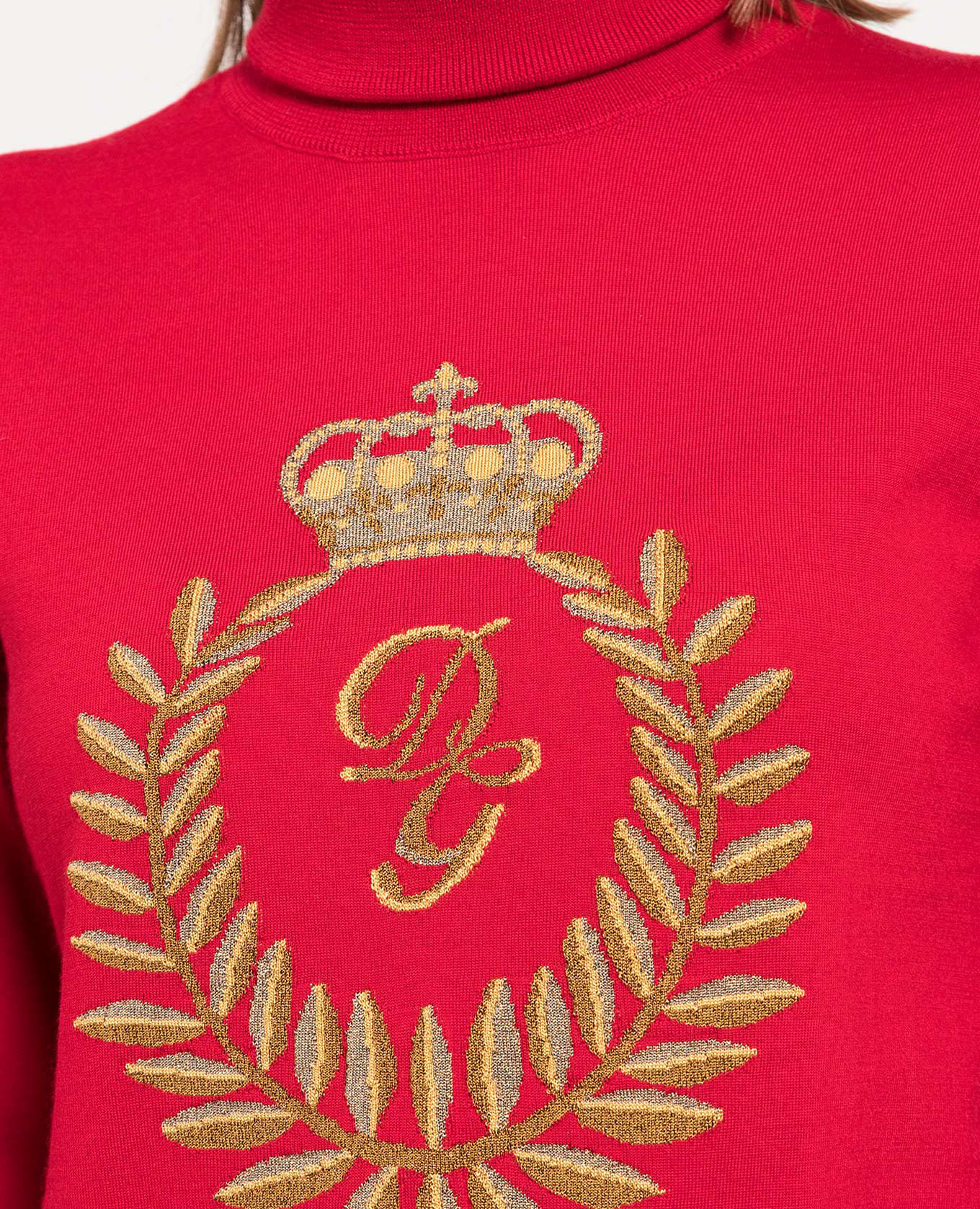 

Burgundy golf with logo pattern Dolce&Gabbana