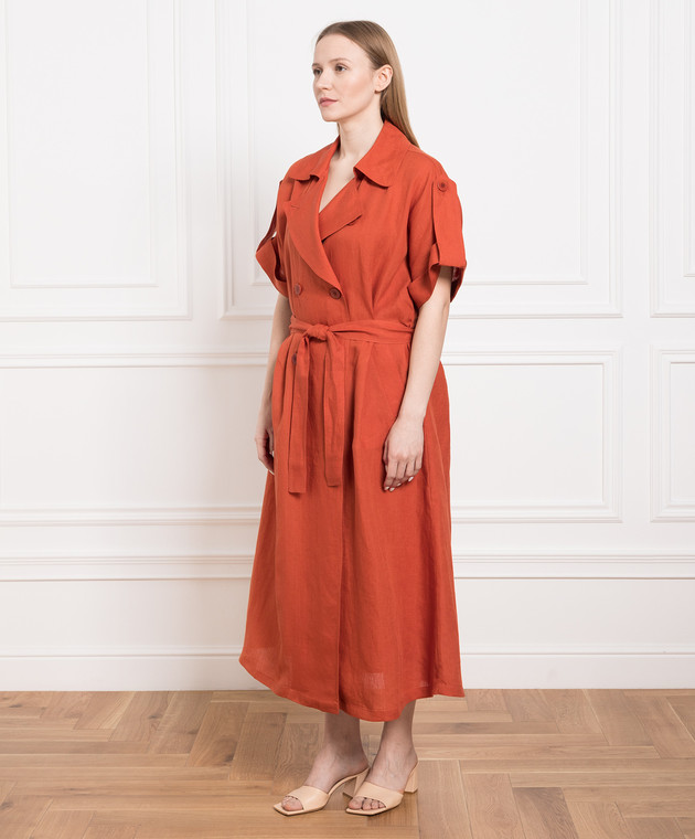 linen popover maxi dress Women's Popover Dress main image 0