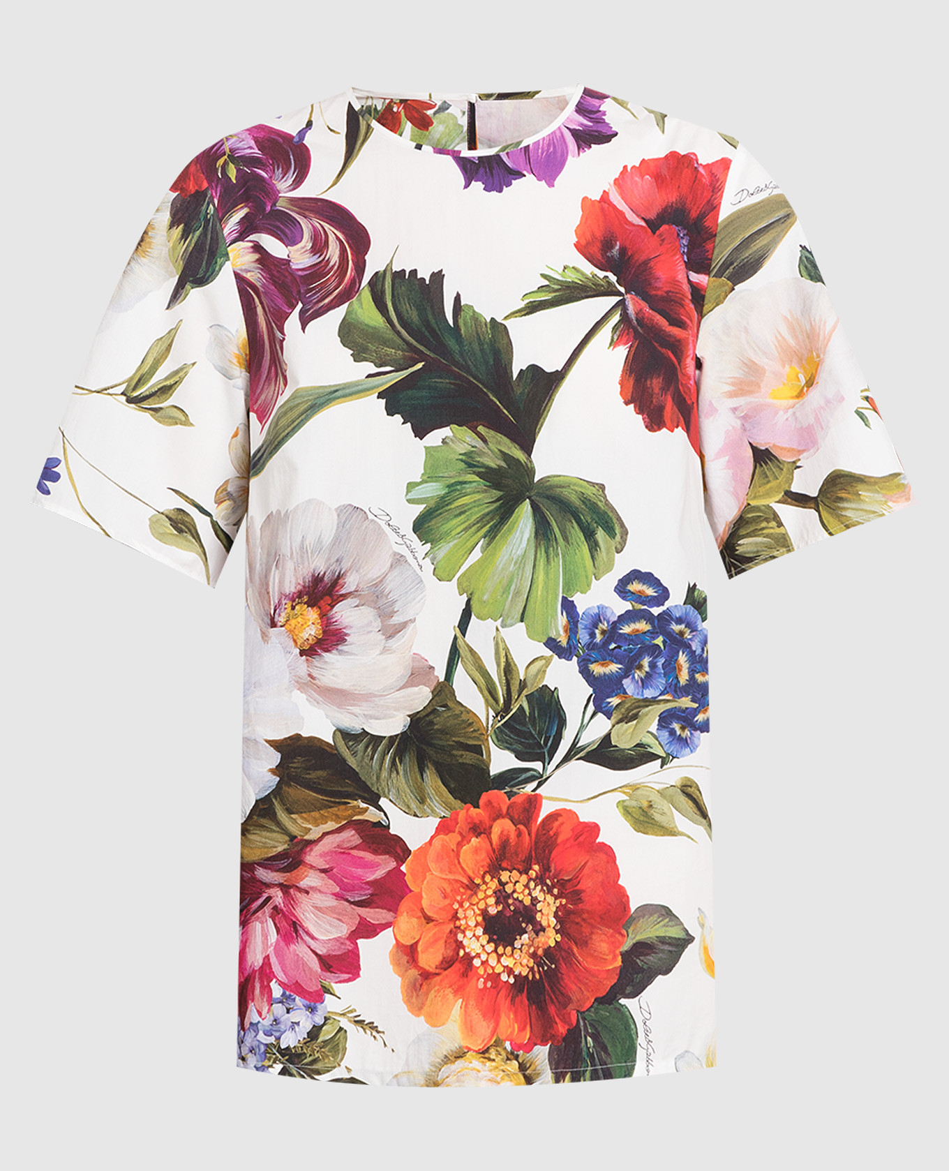 

Blouse in floral print Dolce&Gabbana, White