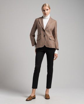 Kiton Black pants made of wool D56114K0573B