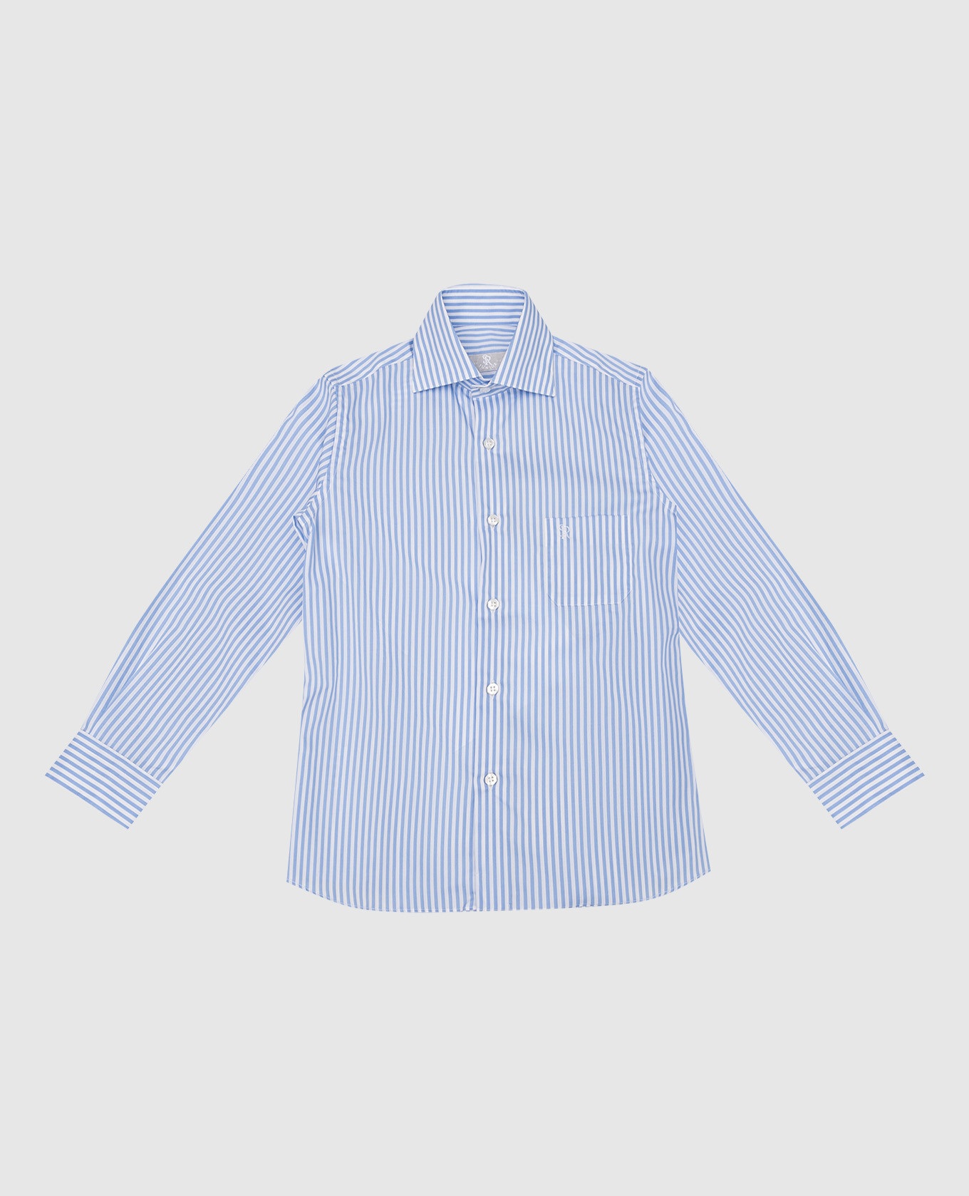

Children's blue striped shirt Stefano Ricci, Light blue