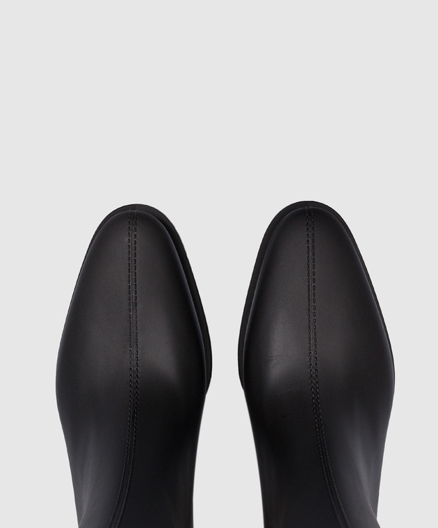 【関税込み】TOTEME ブラック The Belted ブーツ THE BELTED BOOT / BLACK – FABRIC
