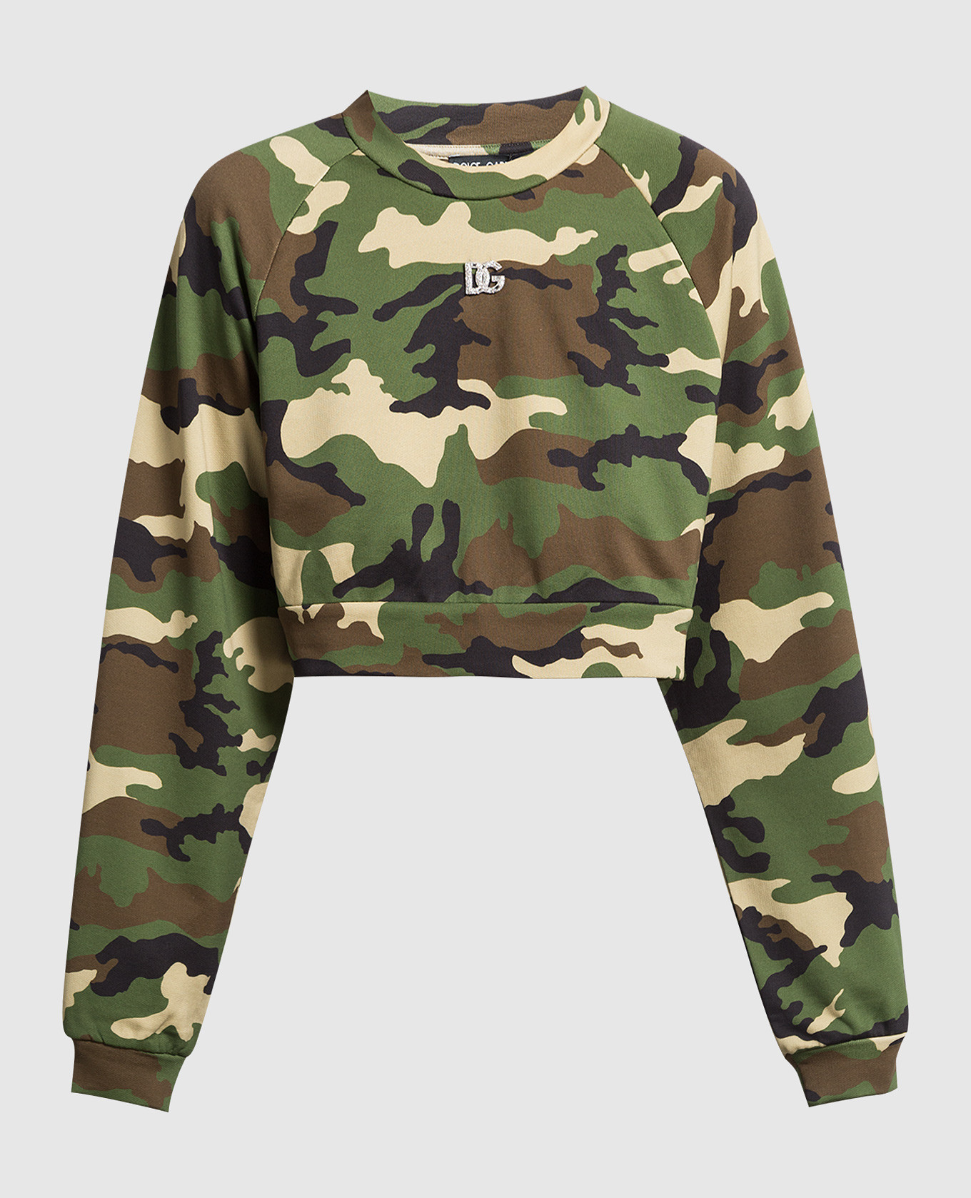 

Sweatshirt in camouflage print Dolce&Gabbana, Green