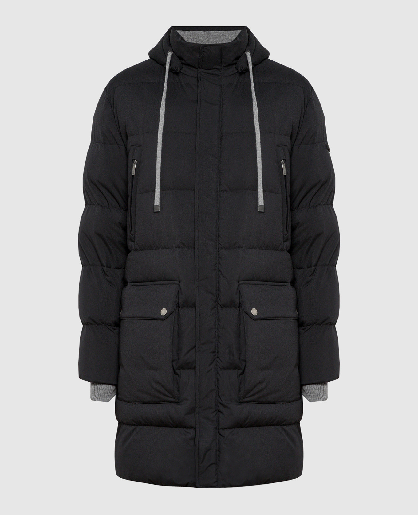 

Black down jacket Peserico, Черный