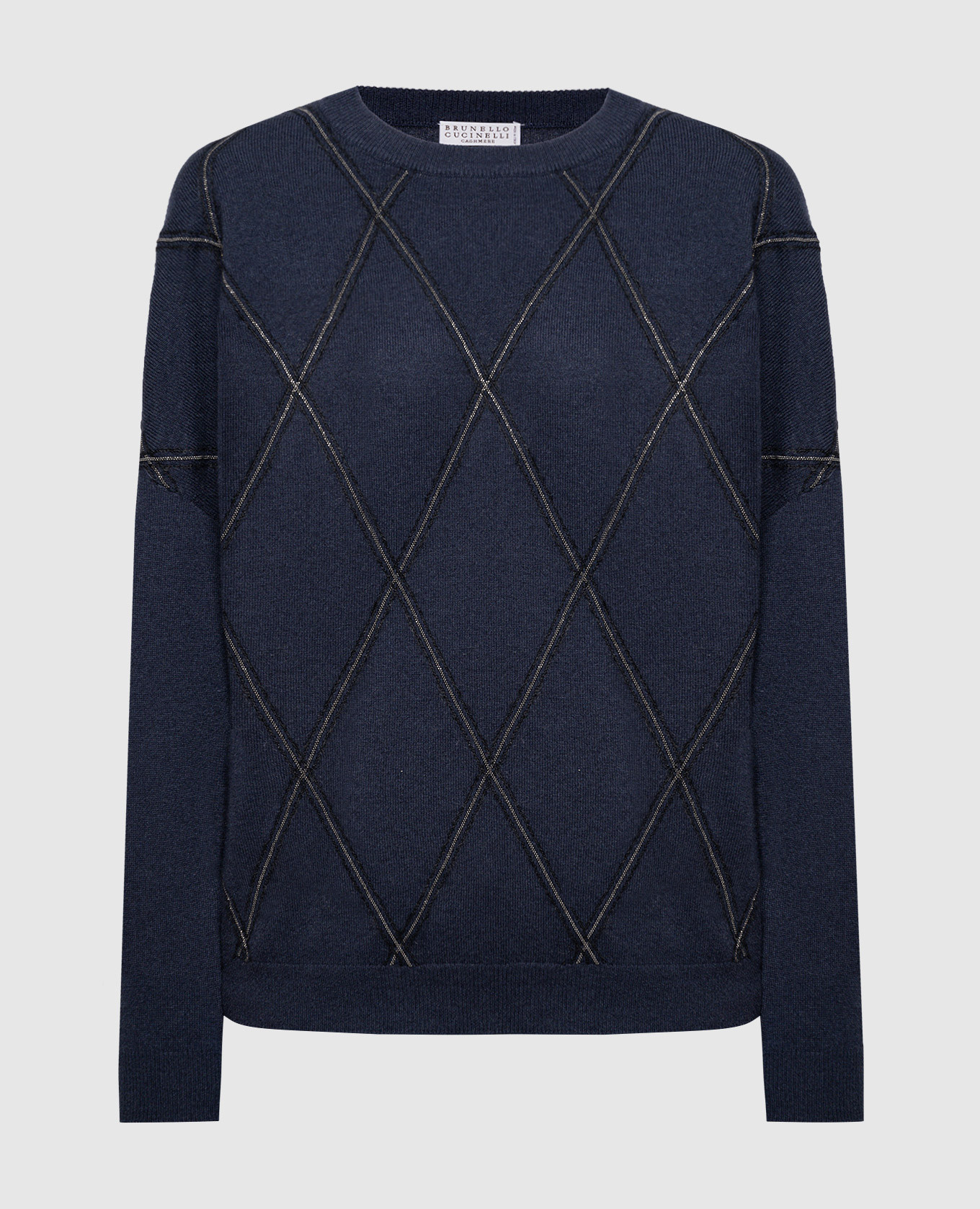 

Blue wool, cashmere and silk jumper Brunello Cucinelli