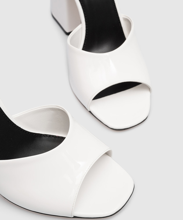 サンダル・ミュール PARIS TEXAS SS23 MULE ANJA (PX729_XVN01KIWI) Paris Texas - Anja black patent leather mules PX729XVN01