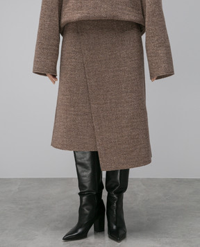 Gauchere Brown skirt for smell M22305300348