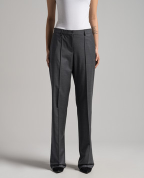 Materiel Gray pants with wool MRE24TSA572PADG