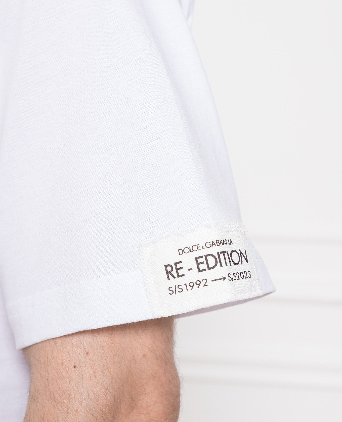 

White t-shirt with a print Dolce&Gabbana