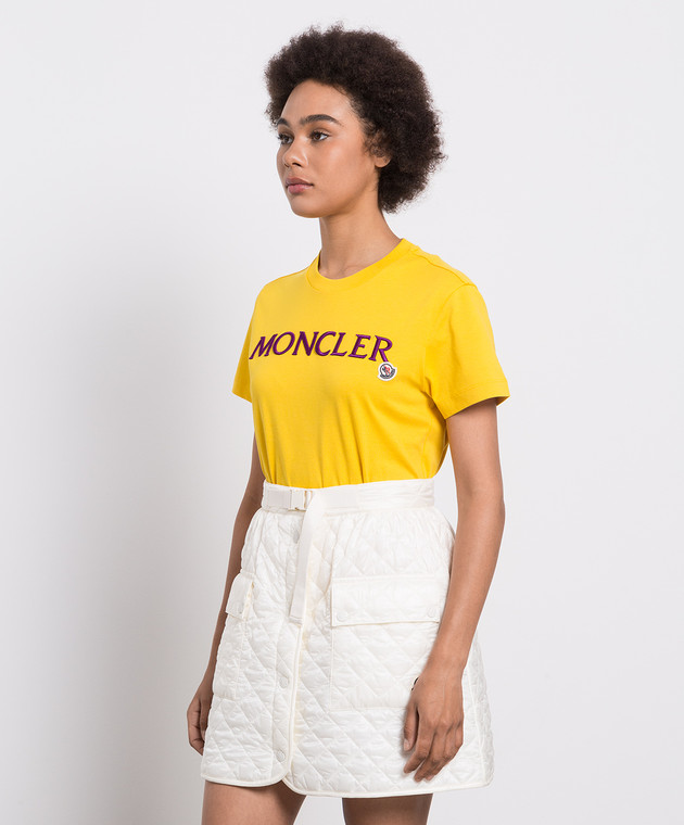 Moncler yellow t shirt hotsell