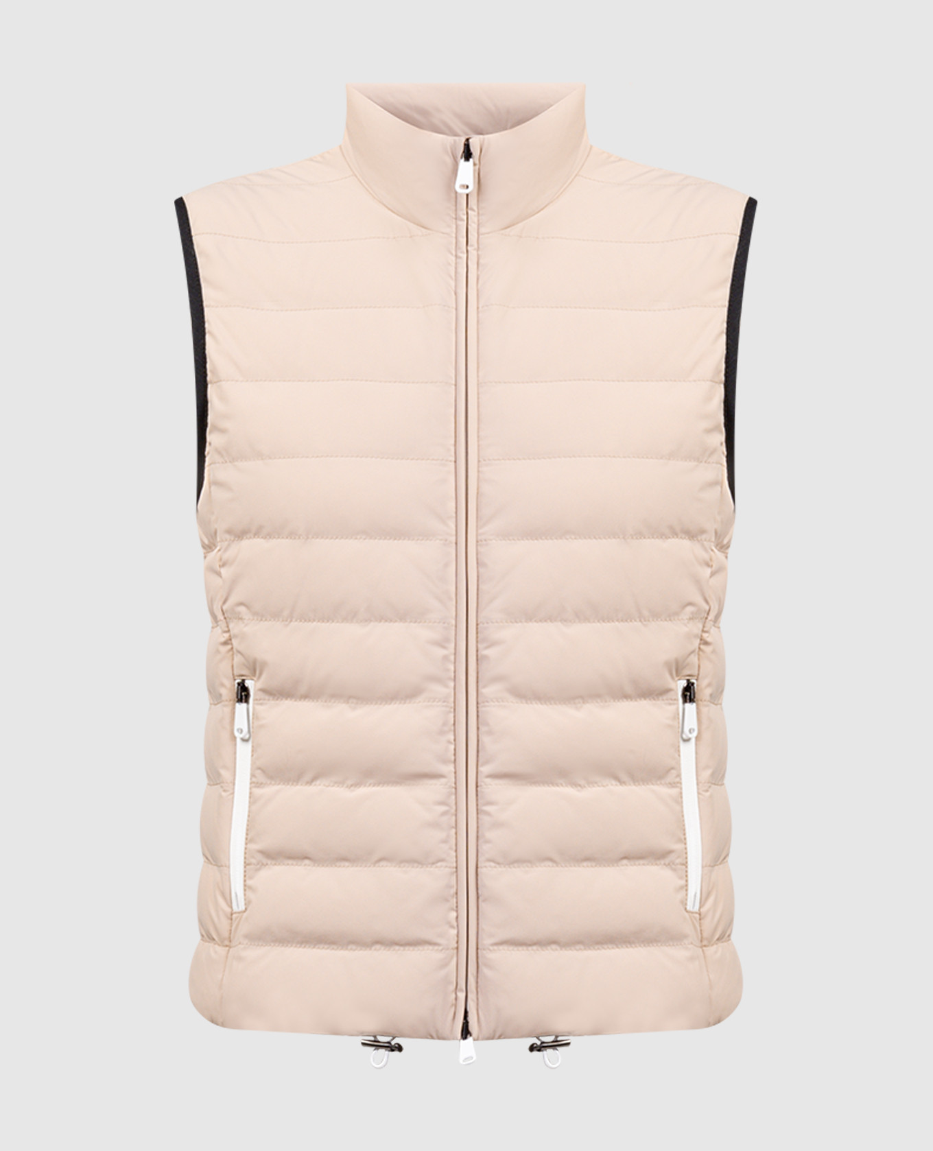 

Beige waistcoat with monil chain Brunello Cucinelli