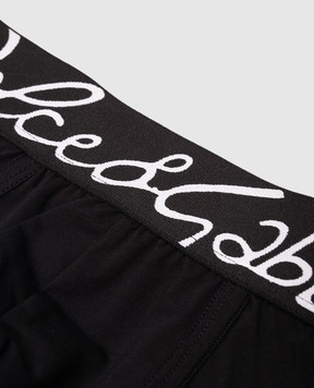 Dolce&Gabbana Black boxer briefs with logo M4F34JONP20