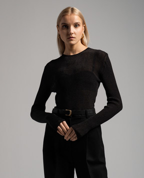 Toteme Black jumper with lurex 241WRT1061YA0027