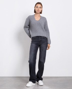 Dondup Gray wool sweater DT299M00885D002