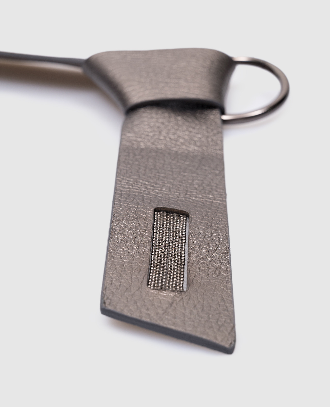 Green leather belt with a knot Peserico 4