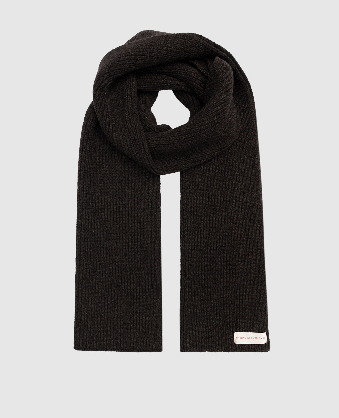 

Brown cashmere scarf Cashmere&Whiskey