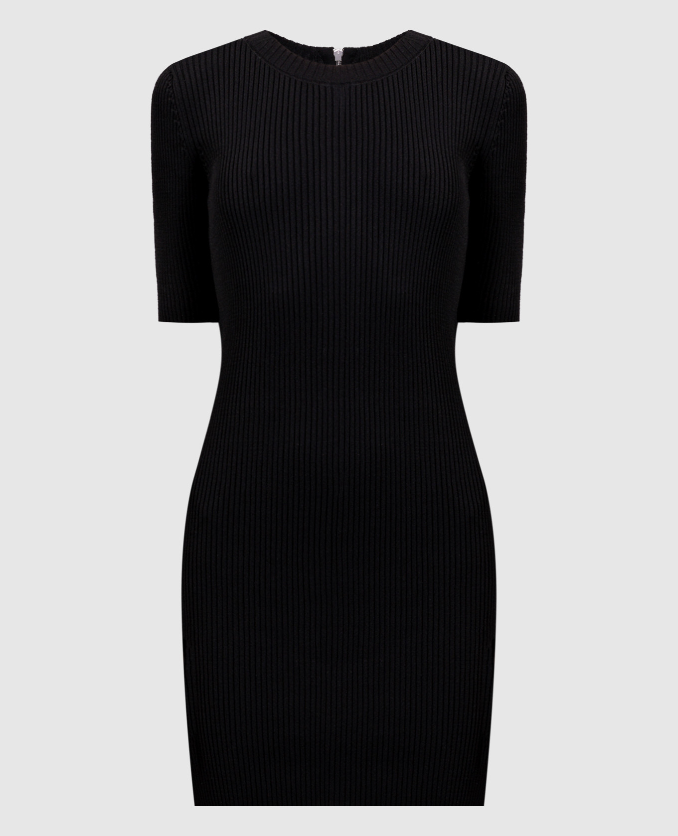 

Black mini dress with a scar Juun.j, Черный