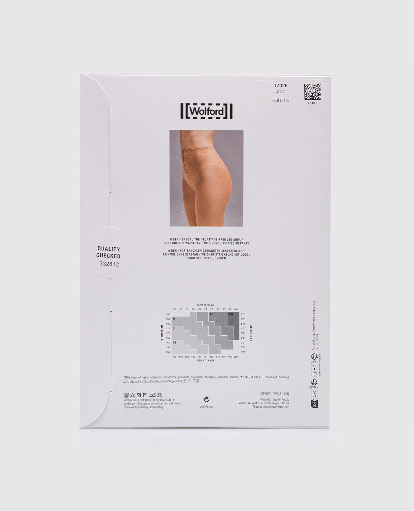 

Luxe 9 den Naturally Light brown tights Wolford