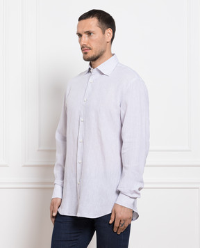 Primo Imperatore Gray linen shirt PI01LS2020