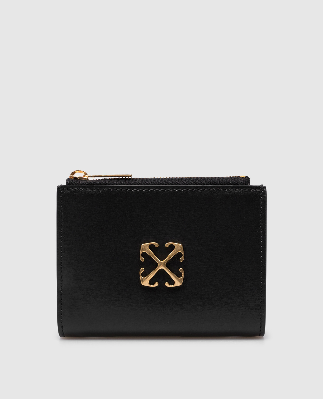 

Black wallet with Arrow logo emblem Off-White