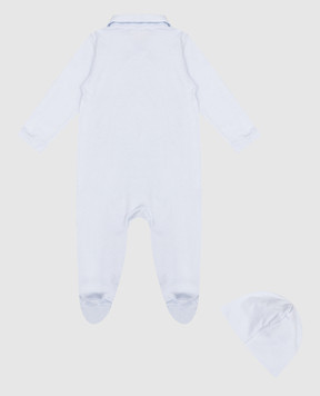Story Loris Children's blue set of overalls and a cap 31064