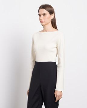 Rohe White striped jumper 40820269