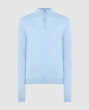Cashmere&Whiskey Blue woolen jumper 77397