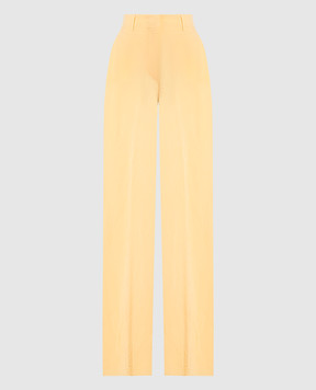 Max Mara Sportmax Persia yellow flared pants PERSIA