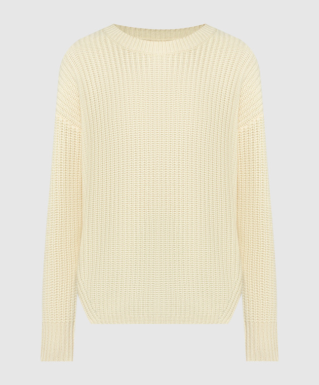Le Enfant Cashmere Long thin Bow - Cream Le Enfant Cashmere Long thin Bow - Cream